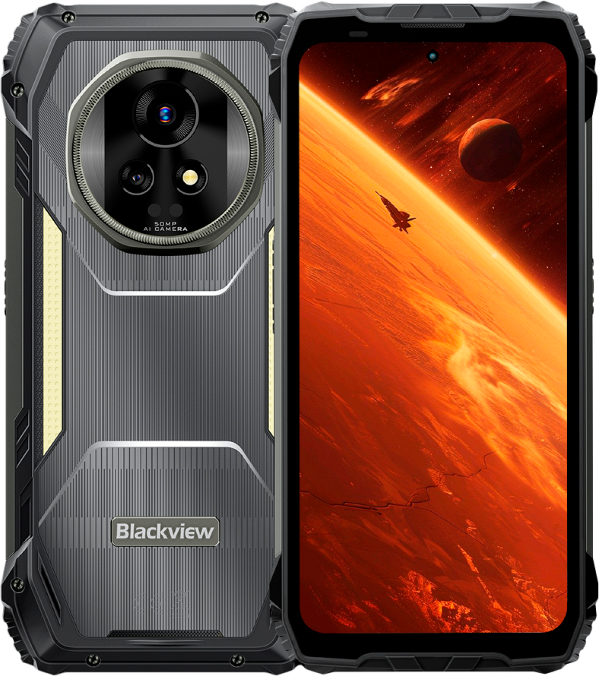 Смартфон Blackview XPLORE 2 Rugged Phone 6.73" FHD+, 16+1TB Dimensity 8300 50+50MP, Android 15, черенна ниска цена с бърза доставка - BestPC.BG