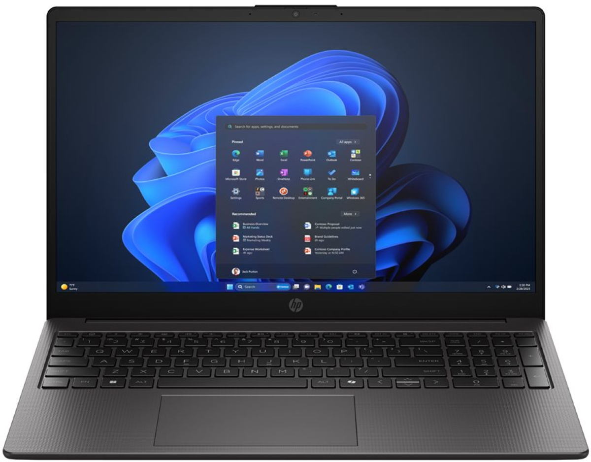 Лаптоп HP 250R G10, 15.6", Full HD, Intel Core 5 120U, Intel Iris Xe Graphics, 16 GB, 512 GB SSD, Windows 11 Pro, Черенна ниска цена с бърза доставка - BestPC.BG