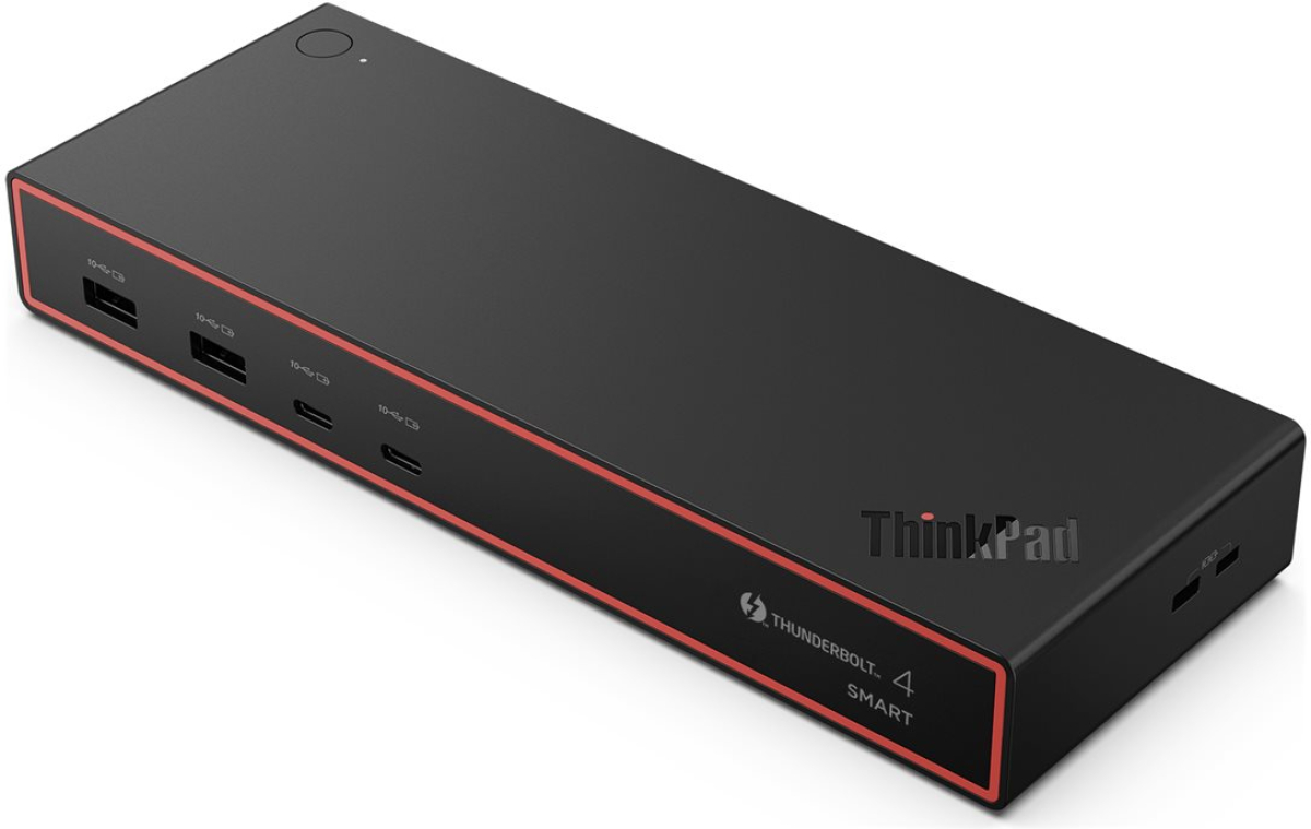 Докинг станция LENOVO ThinkPad Thunderbolt 4, Gen2 7500, EU-INA-VIE-ROK, 8K - 60 Hz, 2.5 Gigabit Ethernet, черенна ниска цена с бърза доставка - BestPC.BG