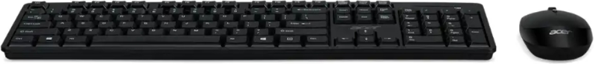 Клавиатура Acer Combo set AAK410 Keyboard & Mouse , Wireless, USB, Standard, Black, No Cyrillicна ниска цена с бърза доставка - BestPC.BG