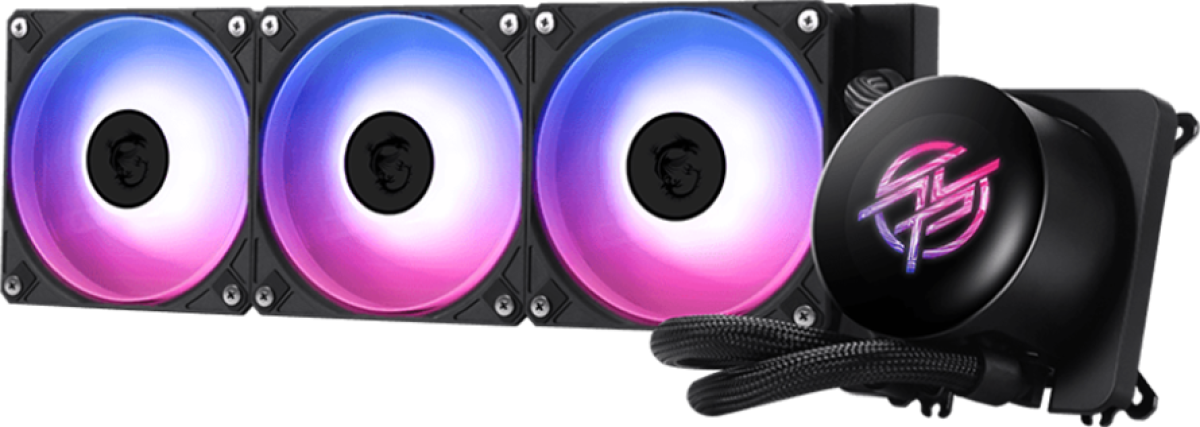 Водно охлаждане MSI MPG CORELIQUID P13 360, 3x120mm вентилатори, ARGB LED, LCD screen, PWM, черенна ниска цена с бърза доставка - BestPC.BG