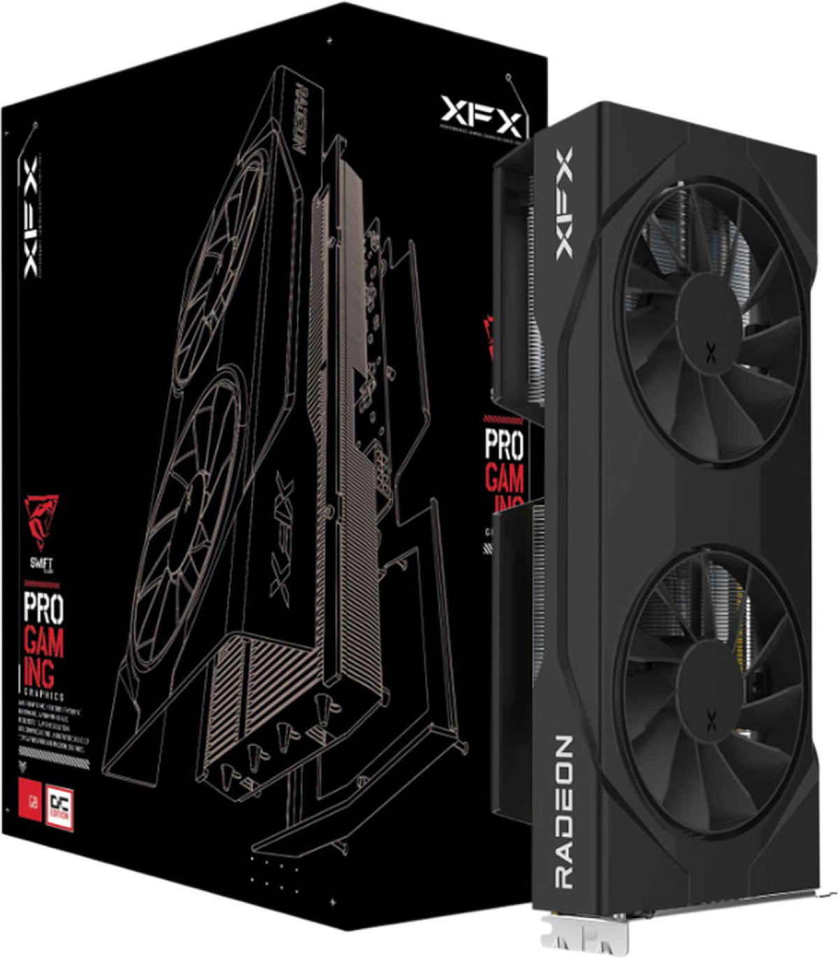 Видеокарта XFX Swift AMD Radeon RX 9060 XT OC 8GB GDDR6 128-bit HDMI 2x DPна ниска цена с бърза доставка - BestPC.BG