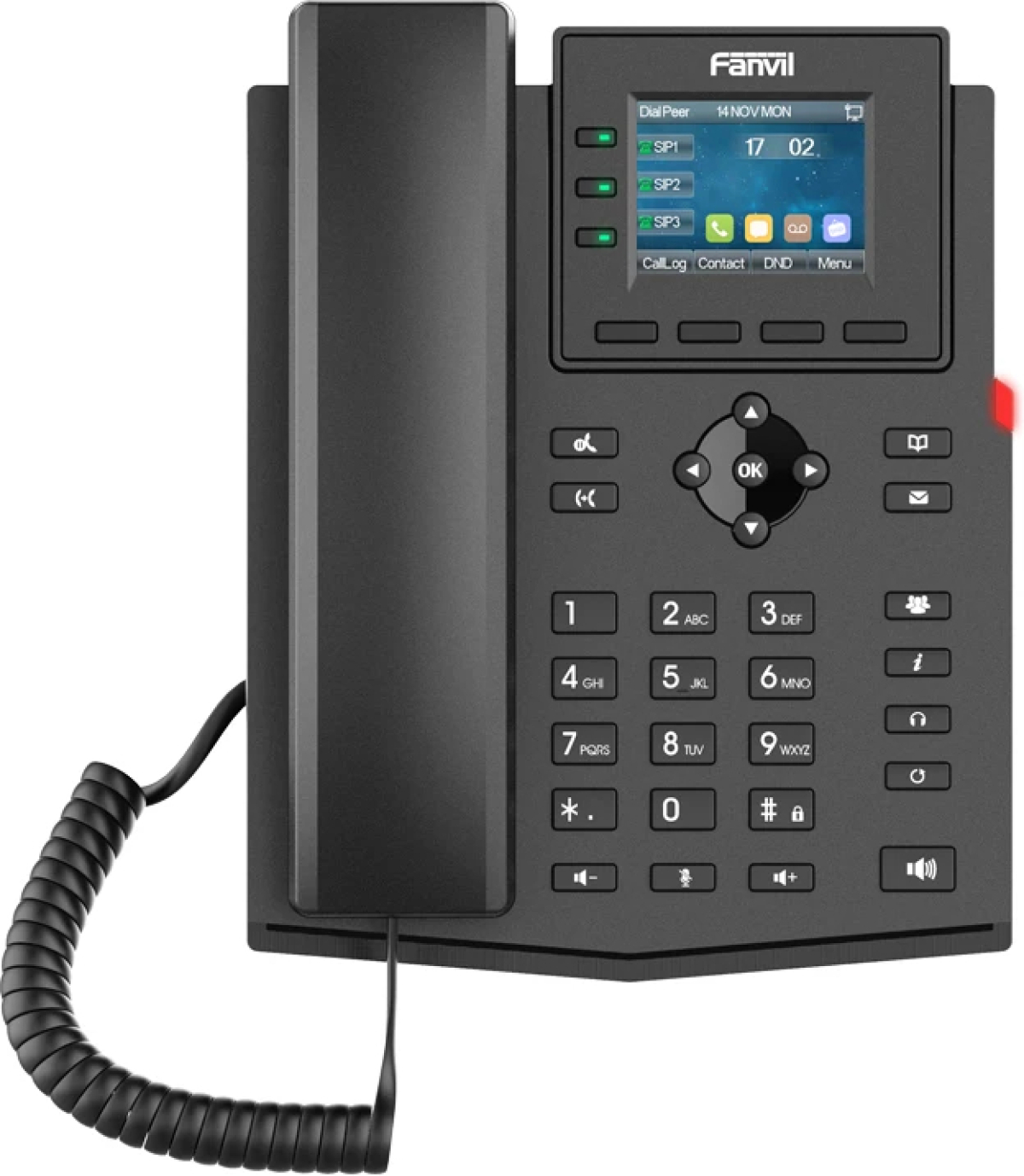 Fanvil телефон Wi-Fi IP Phone X303W Black, VoIP Enterprise Phoneна ниска цена с бърза доставка - BestPC.BG