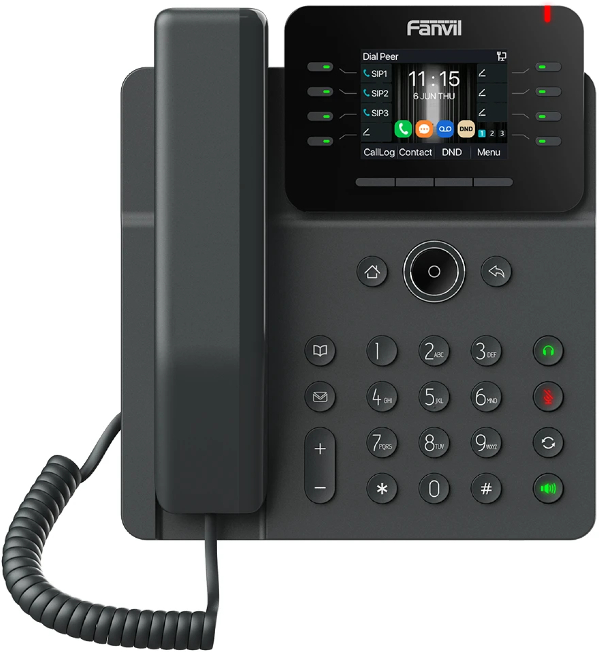 Fanvil телефон IP Phone - V62G Black, VoIP Prime Business Phoneна ниска цена с бърза доставка - BestPC.BG