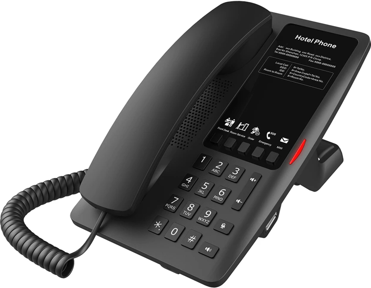 Fanvil телефон Wi-Fi IP Phone - H4W Black, VoIPна ниска цена с бърза доставка - BestPC.BG