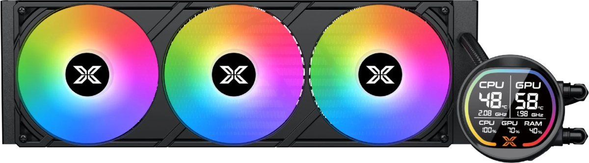 Xigmatek водно охлаждане Water Cooling LK Pro 360 Digital - 2.7 inch Digital LCD Displayна ниска цена с бърза доставка - BestPC.BG