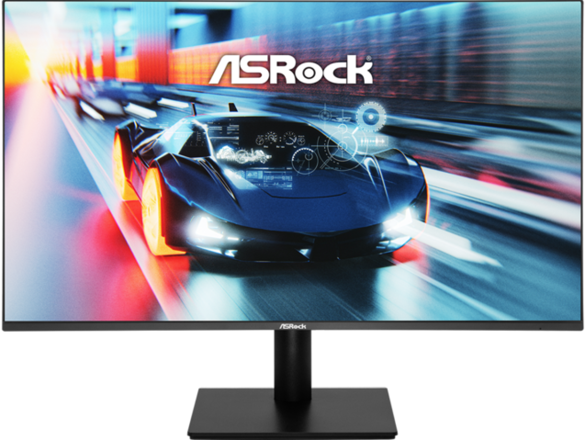Монитор ASROCK CL25FFB, 24.5\'\' 144HZ IPS, FHD (1920 x 1080) 16:9, 300 nits, 1ms, 1500:1, HDMI, VGA, Черенна ниска цена с бърза доставка - BestPC.BG