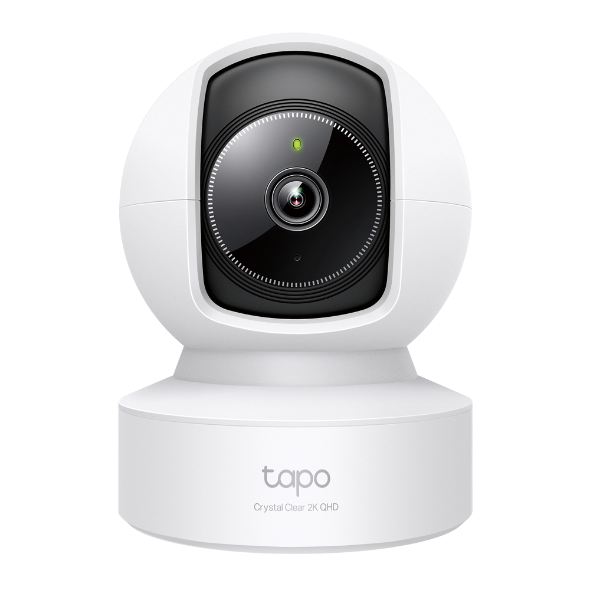 Камера TP-Link Tapo C222, 2560x1440, 30fps, Pan-Tilt, H.264, microSD, Wi-Fi, аудио, RJ-45, бялна ниска цена с бърза доставка - BestPC.BG