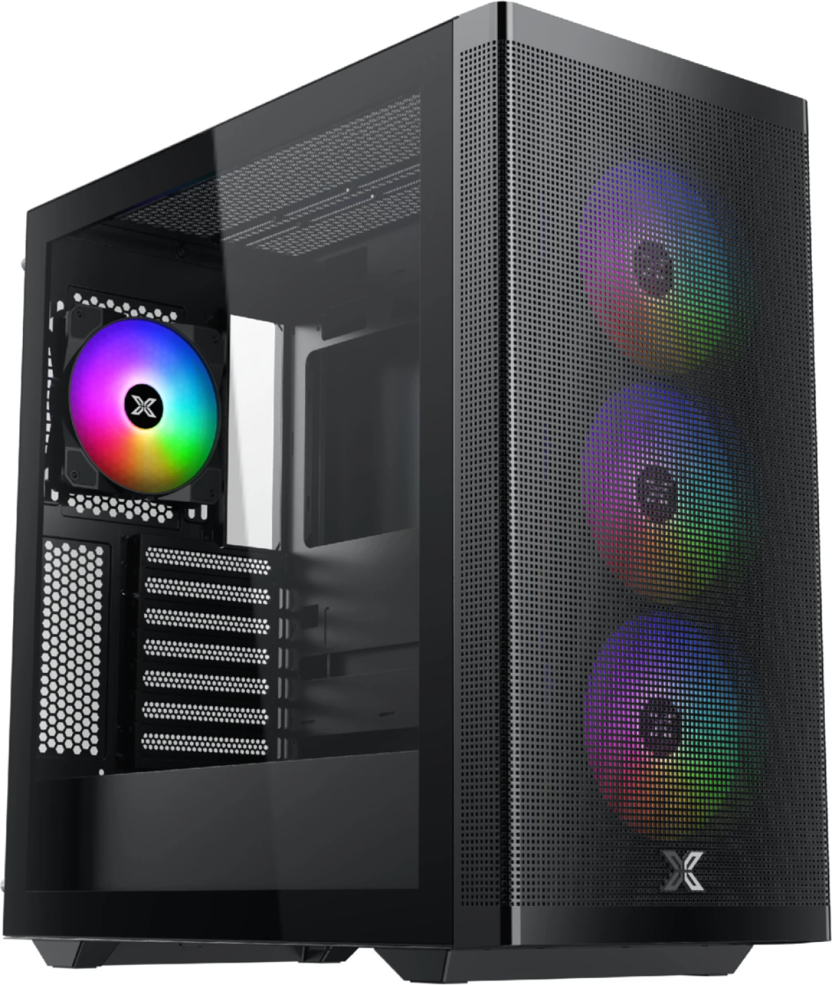 Кутия Xigmatek Osiris (EATX, U3x1+U2x2, Mesh Grill FP & Left TG, 3PCS 140mm Y40A & ARGB RemoteControl Box)на ниска цена с бърза доставка - BestPC.BG