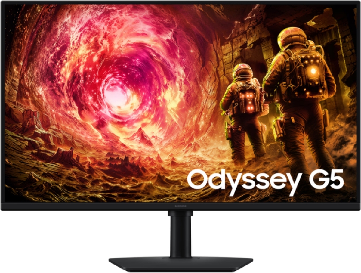 Монитор Samsung 32FG502, 32", Odyssey G5, IPS, 180Hz, 1ms, QHD 2560x1440, DP, HDMI - Черенна ниска цена с бърза доставка - BestPC.BG