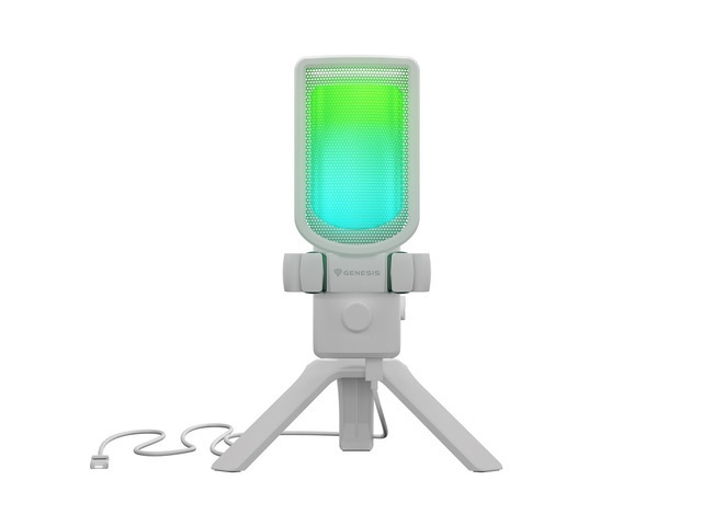 Микрофон Genesis Microphone Radium 250 USB Stand, Бялана ниска цена с бърза доставка - BestPC.BG