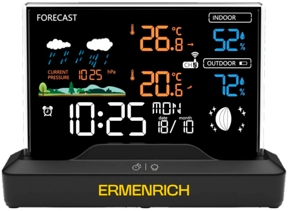Метеорологична станция Ermenrich Report WR40на ниска цена с бърза доставка - BestPC.BG