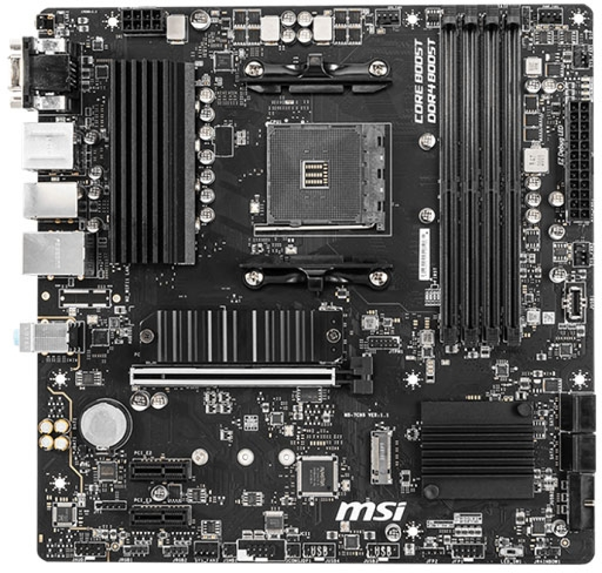Дънна платка MSI B550M PRO-VDH, B550, AM4, mATX, 4x DDR4, 2x M.2, HDMI/DP/VGAна ниска цена с бърза доставка - BestPC.BG