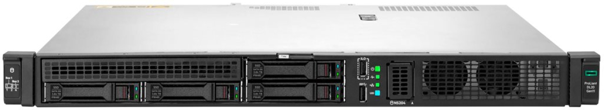 Сървър HPE ProLiant DL20 Gen11 Intel Xeon 6333P 3.1GHz 6c 1P 1x32GB-U 4SFF NS204i-u VROC 1x800W PS EU Serverна ниска цена с бърза доставка - BestPC.BG