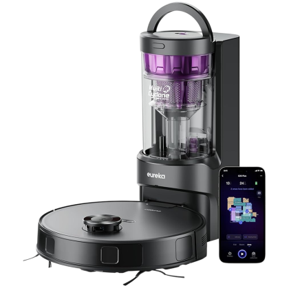Прахосмукачка Eureka NERE20PLUSBK роботизирана и моп, комбинирана, 8000Pa всмукване, черенна ниска цена с бърза доставка - BestPC.BG