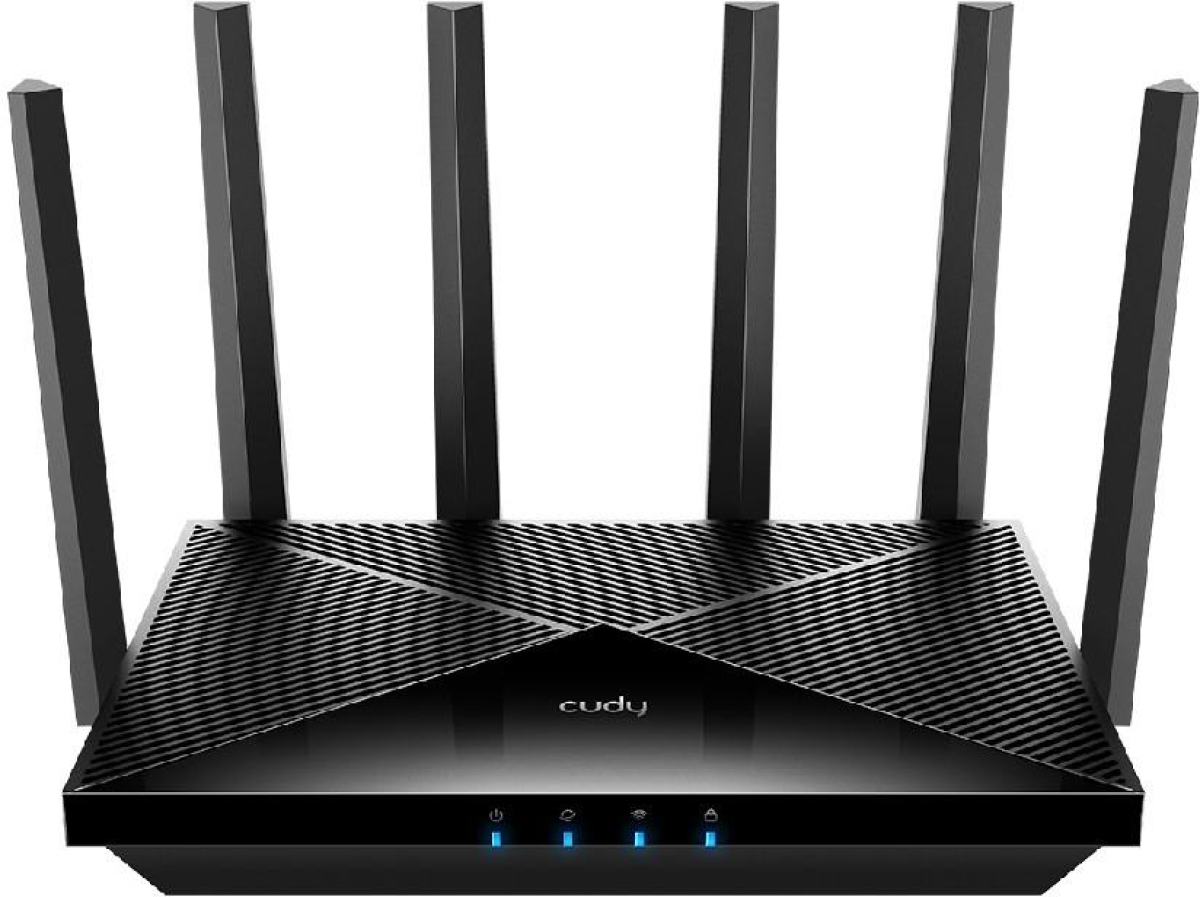 Безжичен рутер Cudy BE6500, 2.5Ghz, Gigabit Dual Band Wi-Fi 7, 1x1Gbps WAN порт,4x10-100-1000, 6x5dBi антени, черенна ниска цена с бърза доставка - BestPC.BG