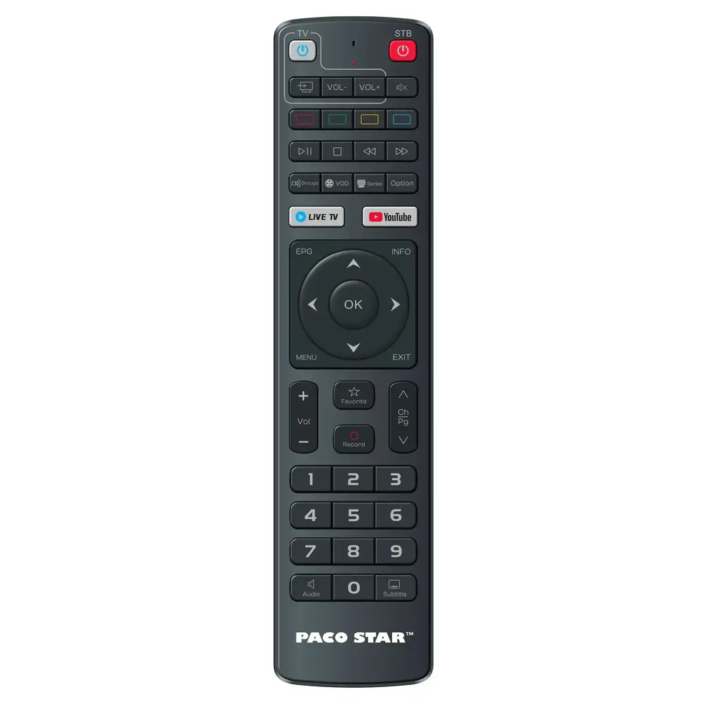 STB - мрежов плейър Дистанционно управление за PACO STAR OTT IPTV BOX LYNX 4Kна ниска цена с бърза доставка - BestPC.BG