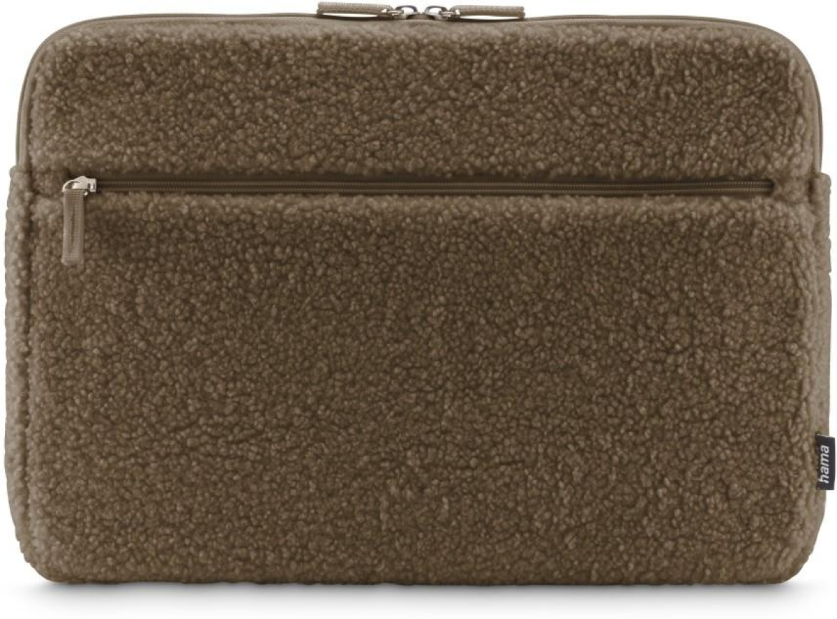 Калъф за лаптоп HAMA Cozy, 14.1" - 15.6", fluffy, кафявна ниска цена с бърза доставка - BestPC.BG