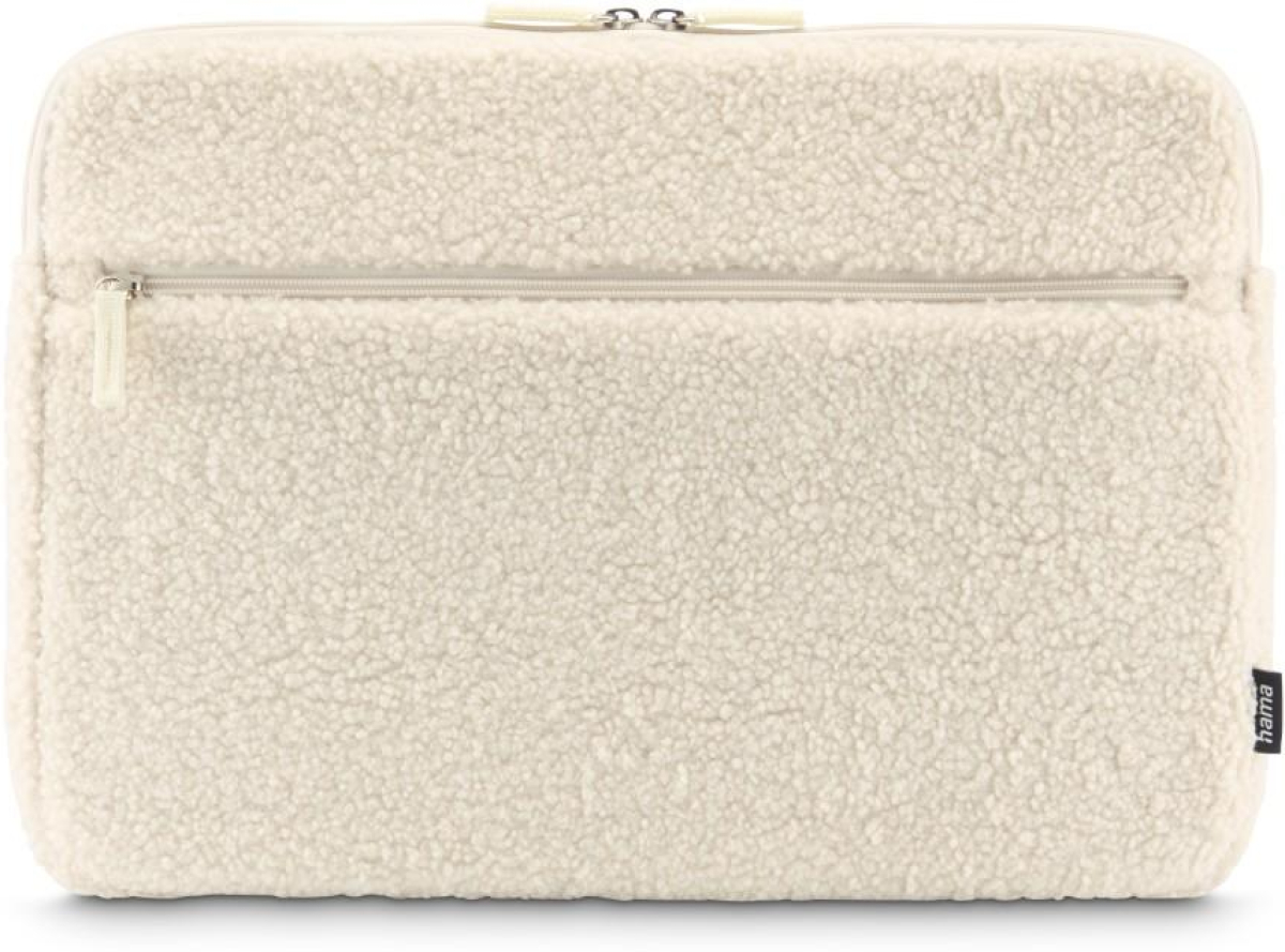 Калъф за лаптоп HAMA Cozy, 14.1" - 15.6", fluffy, бежовна ниска цена с бърза доставка - BestPC.BG