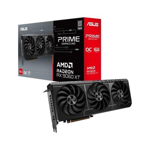 Видеокарта ASUS PRIME-RX9060XT, 16GB GDDR6, PCI Express 5.0, 128-bit, 7680 x 4320, 1x HDMI, 2x DisplayPortна ниска цена с бърза доставка - BestPC.BG
