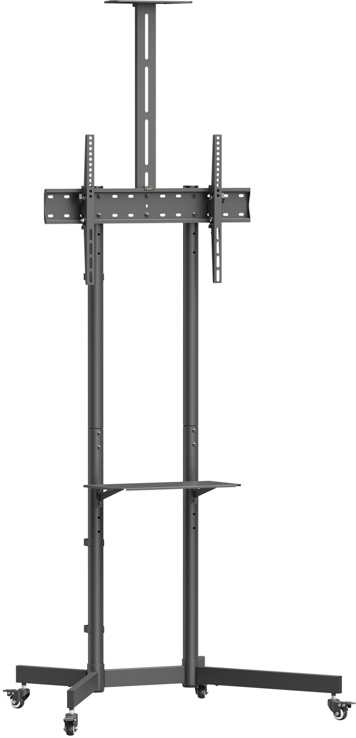 Стойка за телевизор SBOX FS-401-2, 37"-70", 45 kg, VESA 600x400, с колела, черенна ниска цена с бърза доставка - BestPC.BG