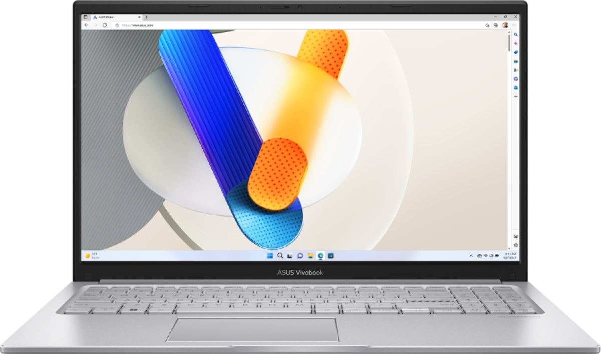 Лаптоп Asus Vivobook X1504VA-BQ3933,Intel 7 150U 1.8 GHz, 15.6"FHD (1920x1080) ,16GB DDR4, 1TB SSDG4,Intel Iris Xe Graphics, Без OS, Сребристна ниска цена с бърза доставка - BestPC.BG