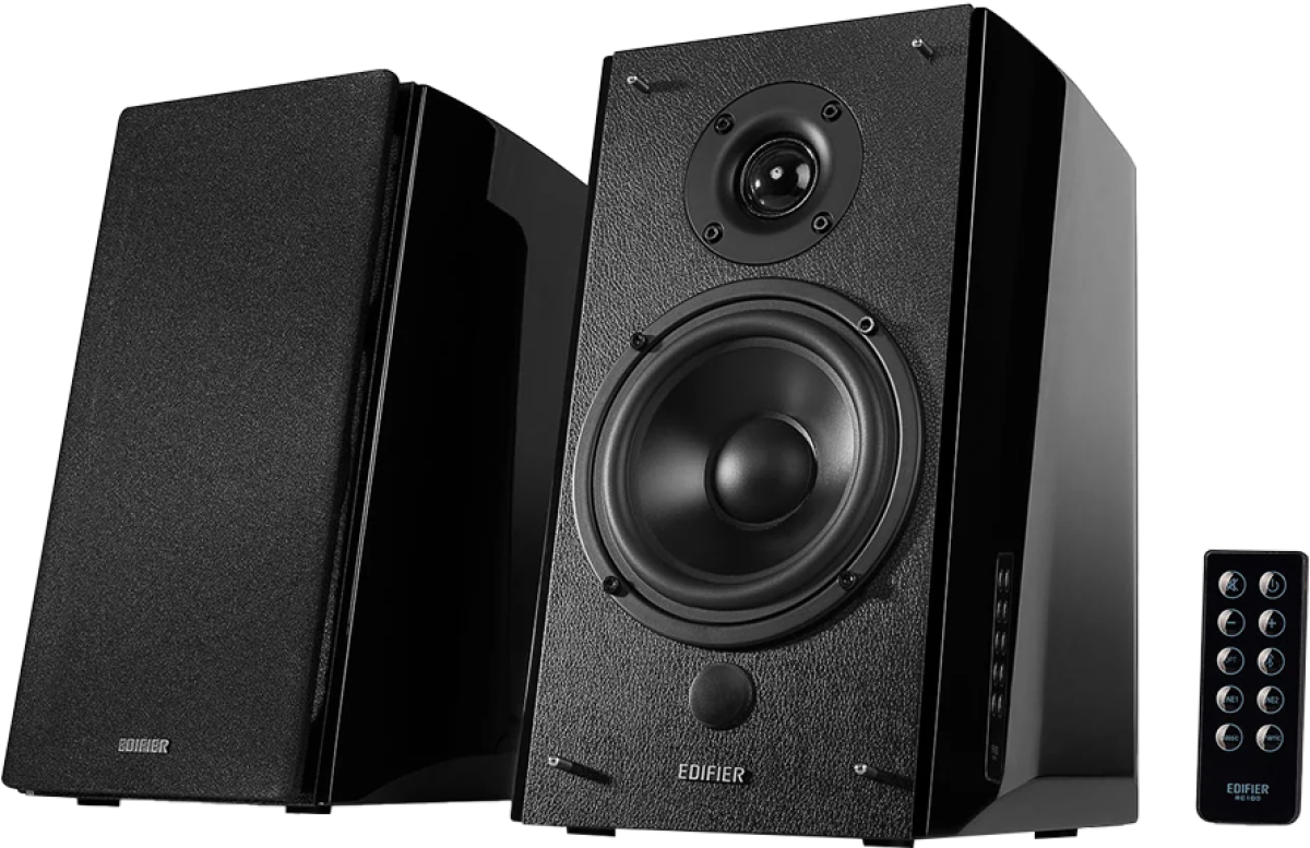 Edifier R2000DB 2.0 Bookshelf, Bluetooth, 3.5mm към RCA, 1-инчови високочестотни говорители, 120 W RMS, черенна ниска цена с бърза доставка - BestPC.BG