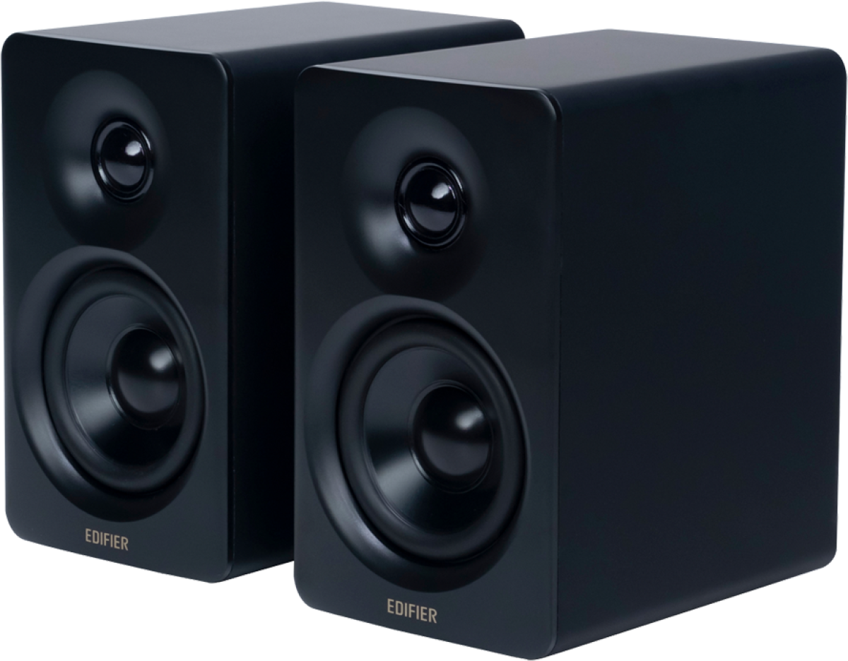 Колонки Edifier M60 Bookshelf Speakers, Bluetooth V5.3 (Hi-Res & Hi-Res Wireless), USB-C and 3.5 mm AUX inputs, Blackна ниска цена с бърза доставка - BestPC.BG