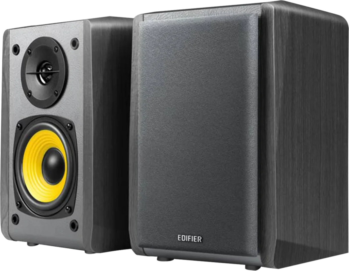 Edifier R1010BT, Bluetooth V5.1, 2х RCA, 4" средно-басови високоговорители, 24 W RMS, черенна ниска цена с бърза доставка - BestPC.BG