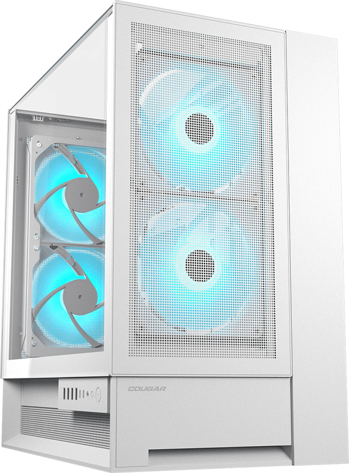 Кутия COUGAR OmnyX PC Case, Mid Tower, Бялна ниска цена с бърза доставка - BestPC.BG