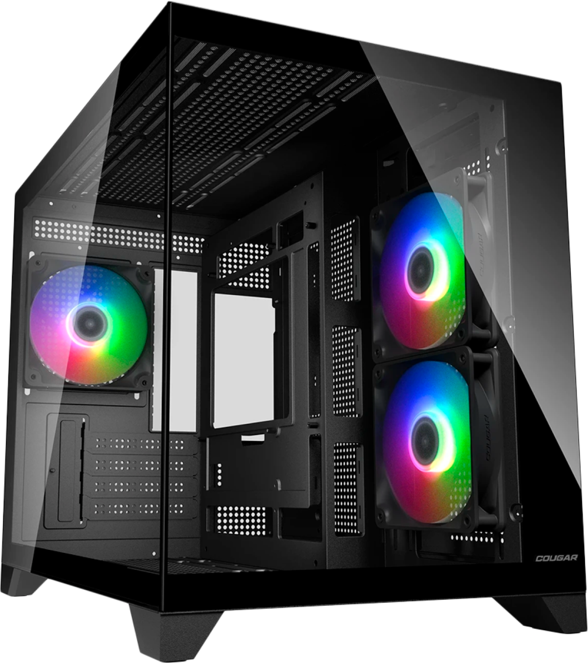 Кутия COUGAR FV150 Mini RGB PC Case, Mid tower, Чернана ниска цена с бърза доставка - BestPC.BG
