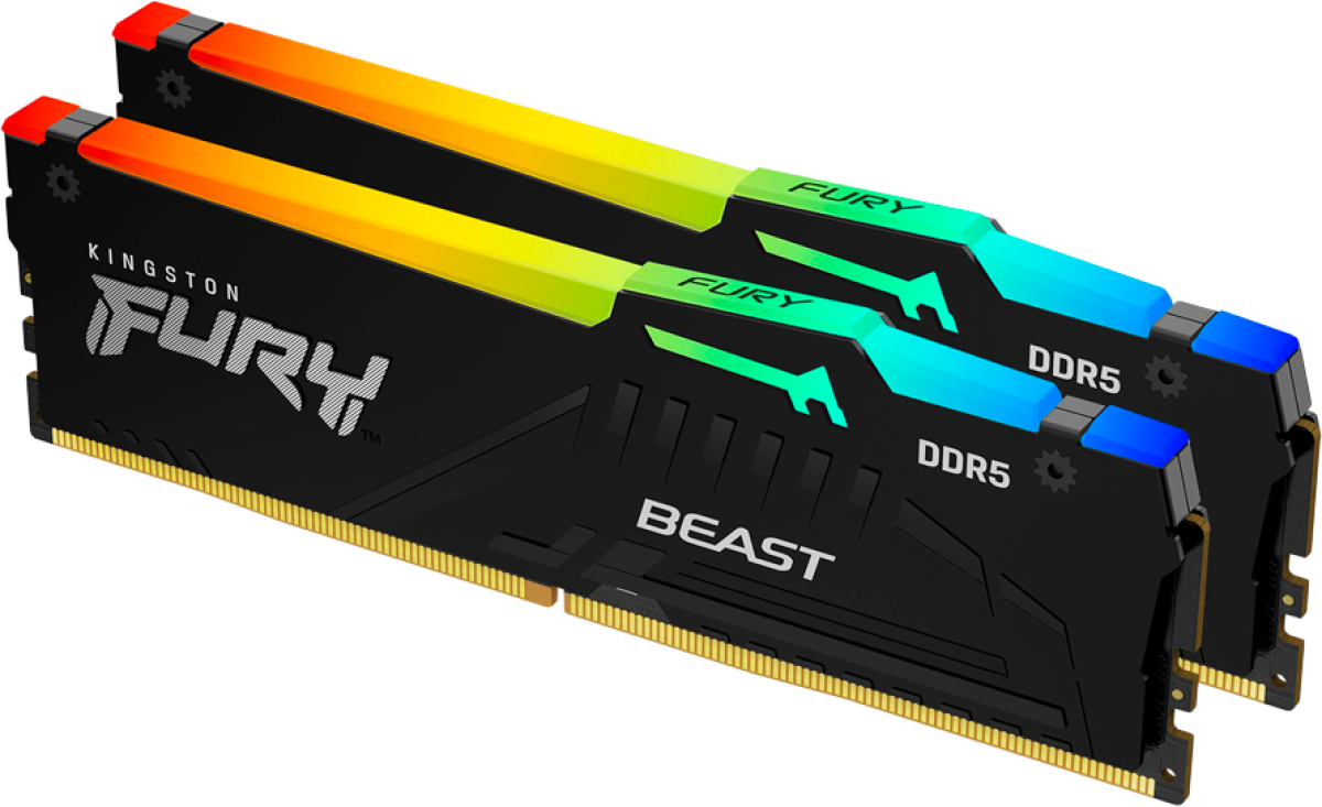 Памет 2х32GB DDR5 5600MT-s Kingston FURY Beast KITна ниска цена с бърза доставка - BestPC.BG