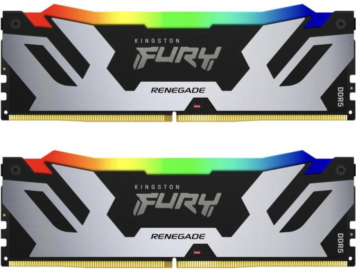 Памет 2x48GB DDR5 6400 Kingston Fury Renegade Silverна ниска цена с бърза доставка - BestPC.BG