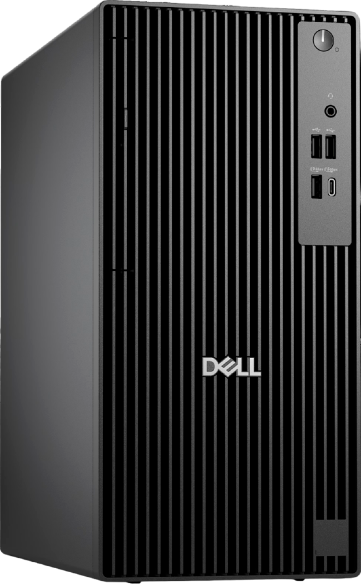 Компютър Dell Pro Tower QCT1250, Intel Core i3-14100, 8GB DDR5, 512GB M.2 SSD, Intel UHD Graphics 730, 8x DVD+--RW, BG KBD+мишка, черенна ниска цена с бърза доставка - BestPC.BG