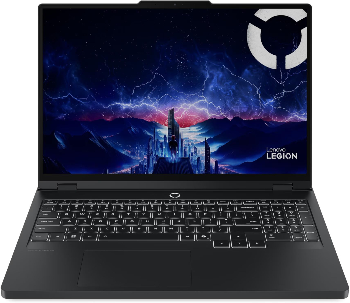 Лаптоп LENOVO Legion Pro 5, AMD Ryzen 9 9955HX, 16inch WQXGA OLED, 32GB DDR5, 1TB M.2 NVMe SSD, RTX5060 8GB, NoOS, черенна ниска цена с бърза доставка - BestPC.BG