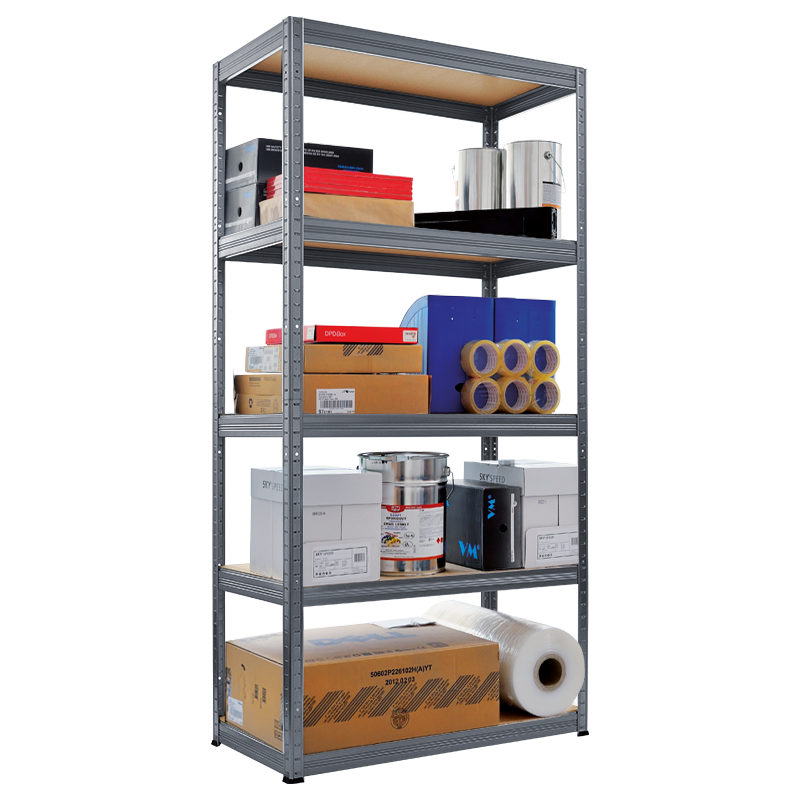 Метален стелаж STAR 180х75х35 см, до 275 кг на рафт - сивна ниска цена с бърза доставка - BestPC.BG