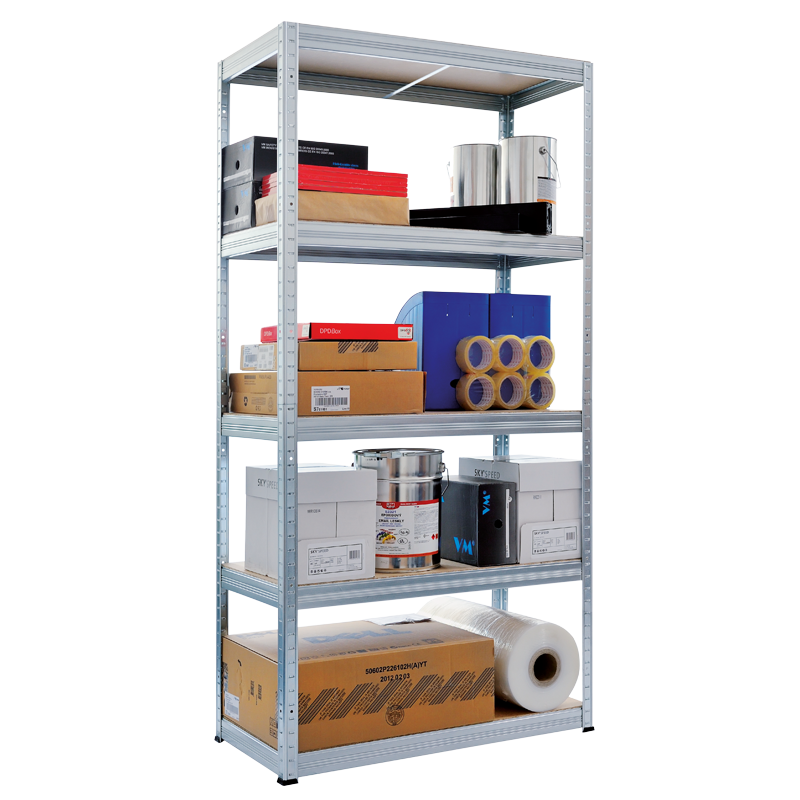 Метален стелаж STAR 180x90x35 см, до 175 кг на рафт - цинкна ниска цена с бърза доставка - BestPC.BG