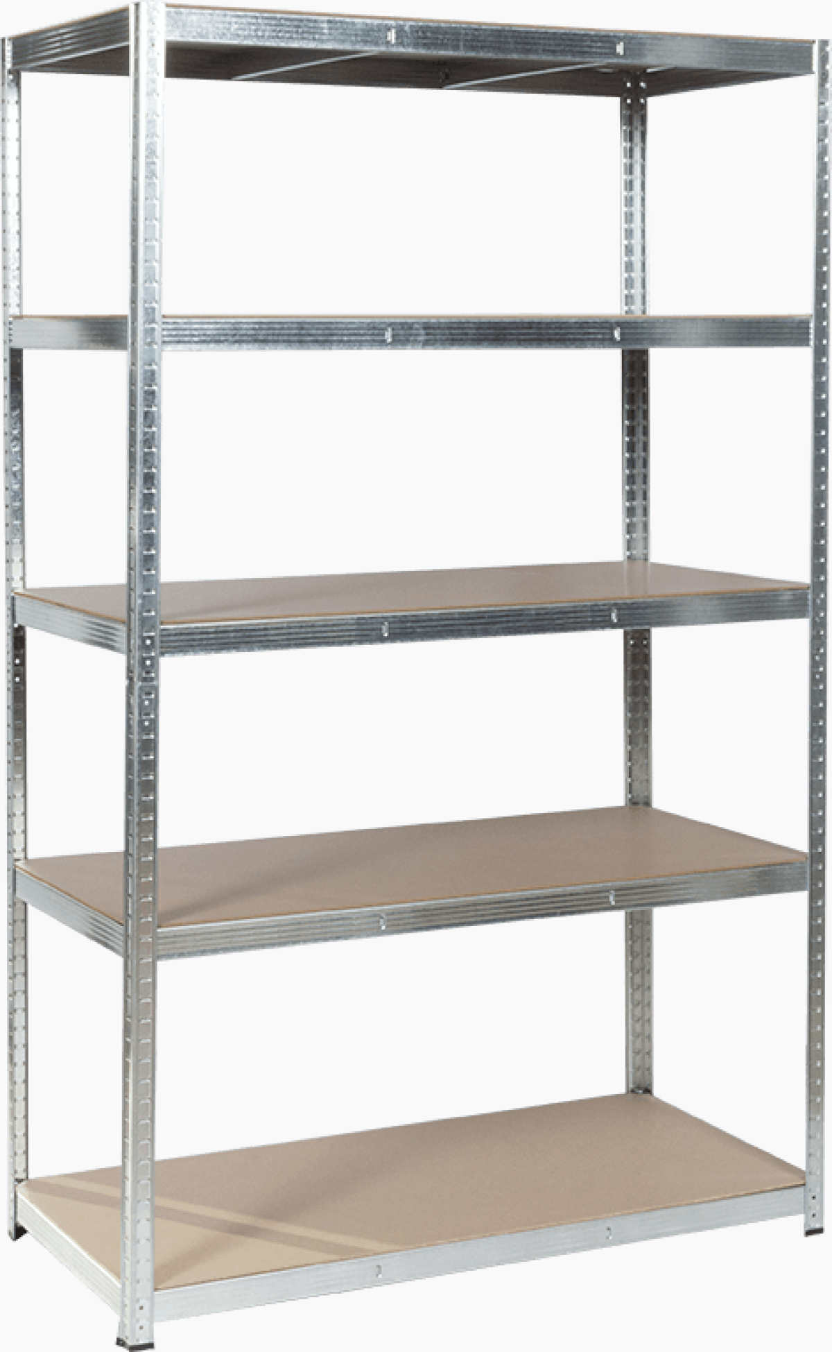 Метален стелаж Carmen CR-1012 E - 180х120х60 см, до 250 кг на рафт - цинкна ниска цена с бърза доставка - BestPC.BG