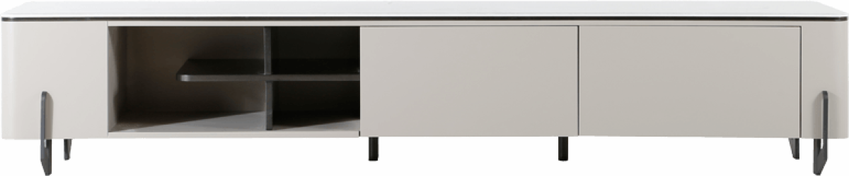 ТВ шкаф DANA - бял-капучинона ниска цена с бърза доставка - BestPC.BG