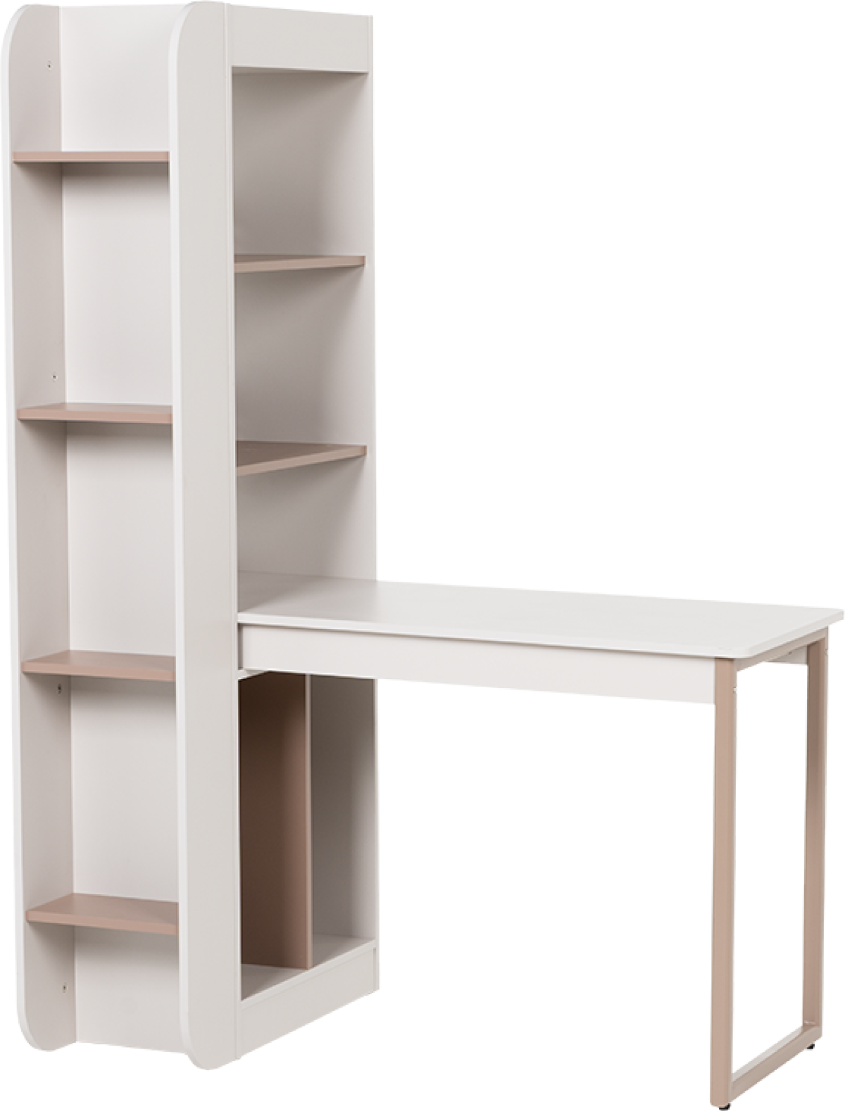 Бюро с етажерка CORTES - капучинона ниска цена с бърза доставка - BestPC.BG