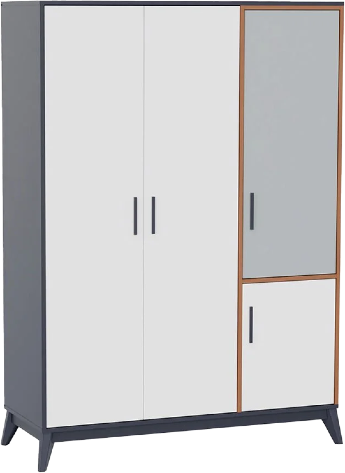 Трикрилен гардероб BREDAна ниска цена с бърза доставка - BestPC.BG