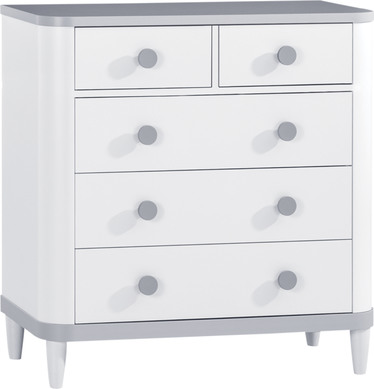 Скрин за дрехи с пет чекмеджета ADENна ниска цена с бърза доставка - BestPC.BG