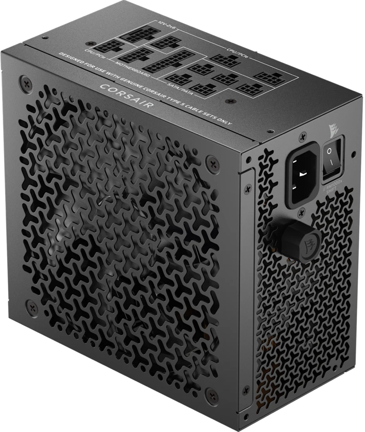 Захранване CORSAIR RM1000x SHIFT, 1000 Watt, ATX 3.1, PCIe 5.1, Cybenetics GOLD Certified, Fully modularна ниска цена с бърза доставка - BestPC.BG