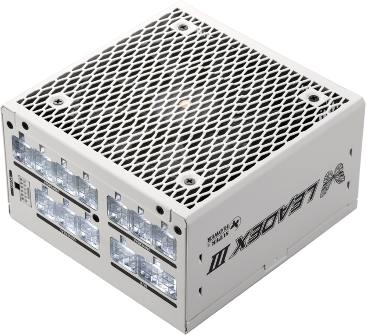 Захранване Super Flower Leadex III Gold 1300W ATX 3.1 80 Plus Gold, Fully Modular, Flat White Cables, 140mm Fan, Бялна ниска цена с бърза доставка - BestPC.BG