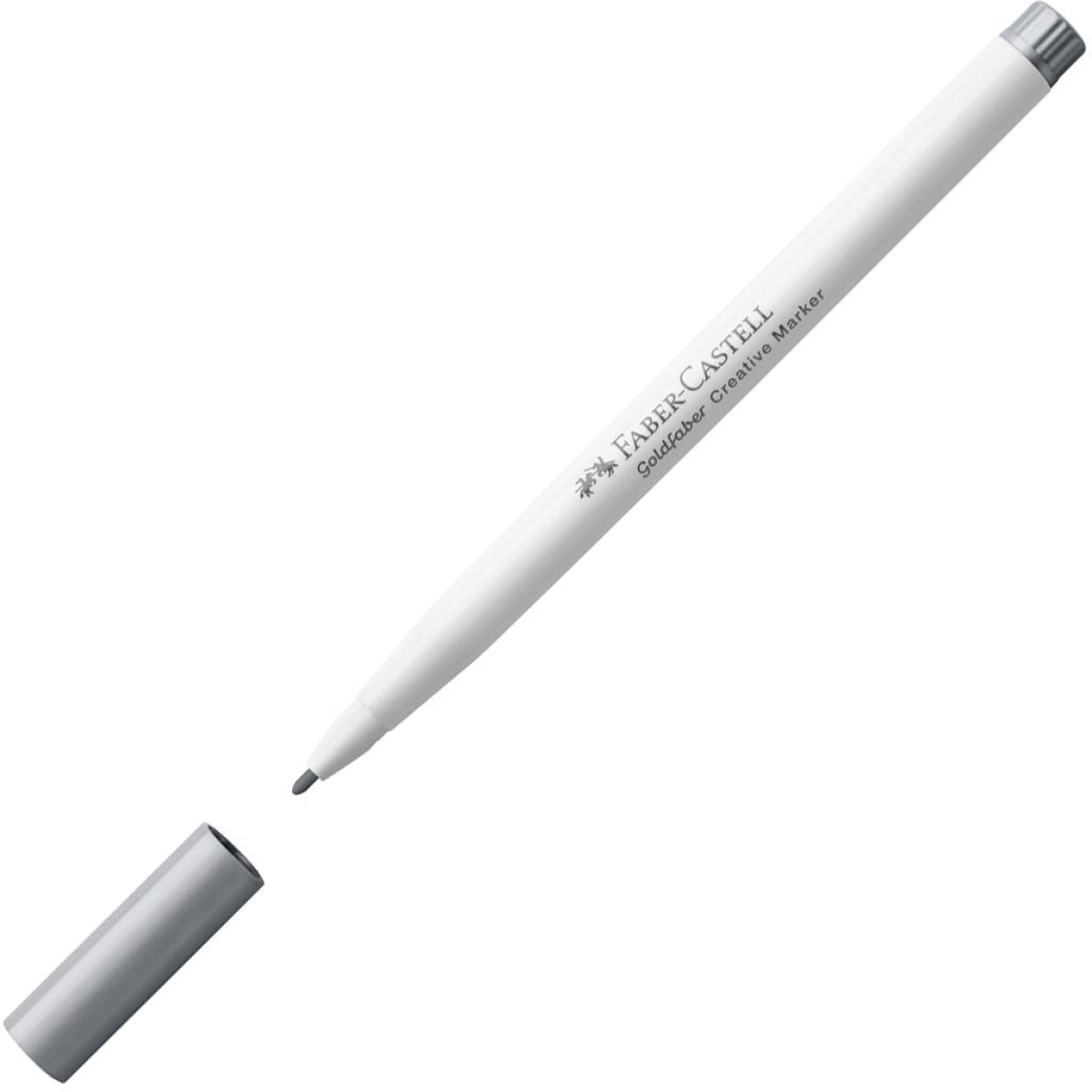 Faber-Castell Маркер Creative, объл, 1.5 mm, № 551, сребрист металикна ниска цена с бърза доставка - BestPC.BG