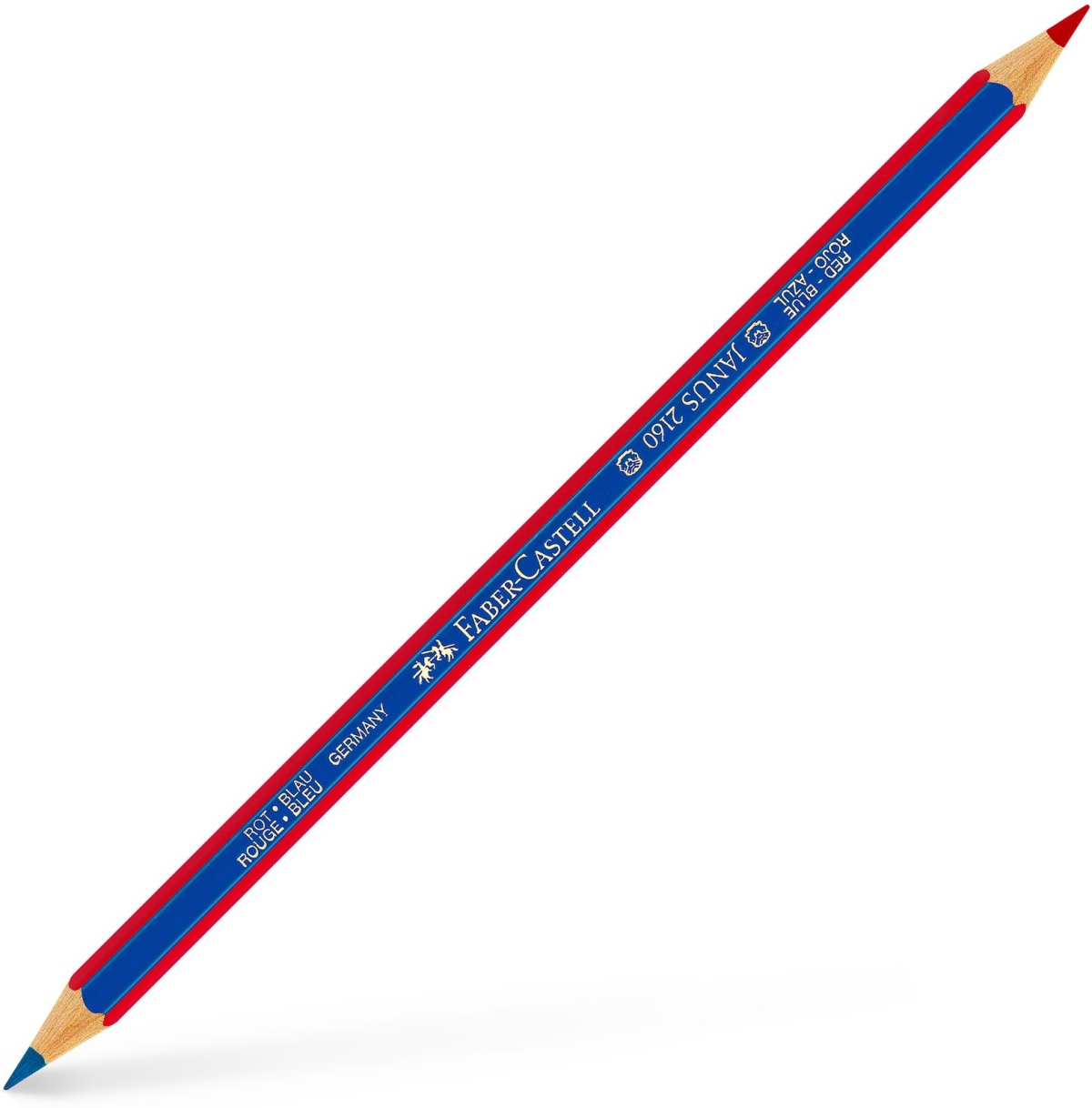 Faber-Castell Молив Janus, двоен, червено-синна ниска цена с бърза доставка - BestPC.BG