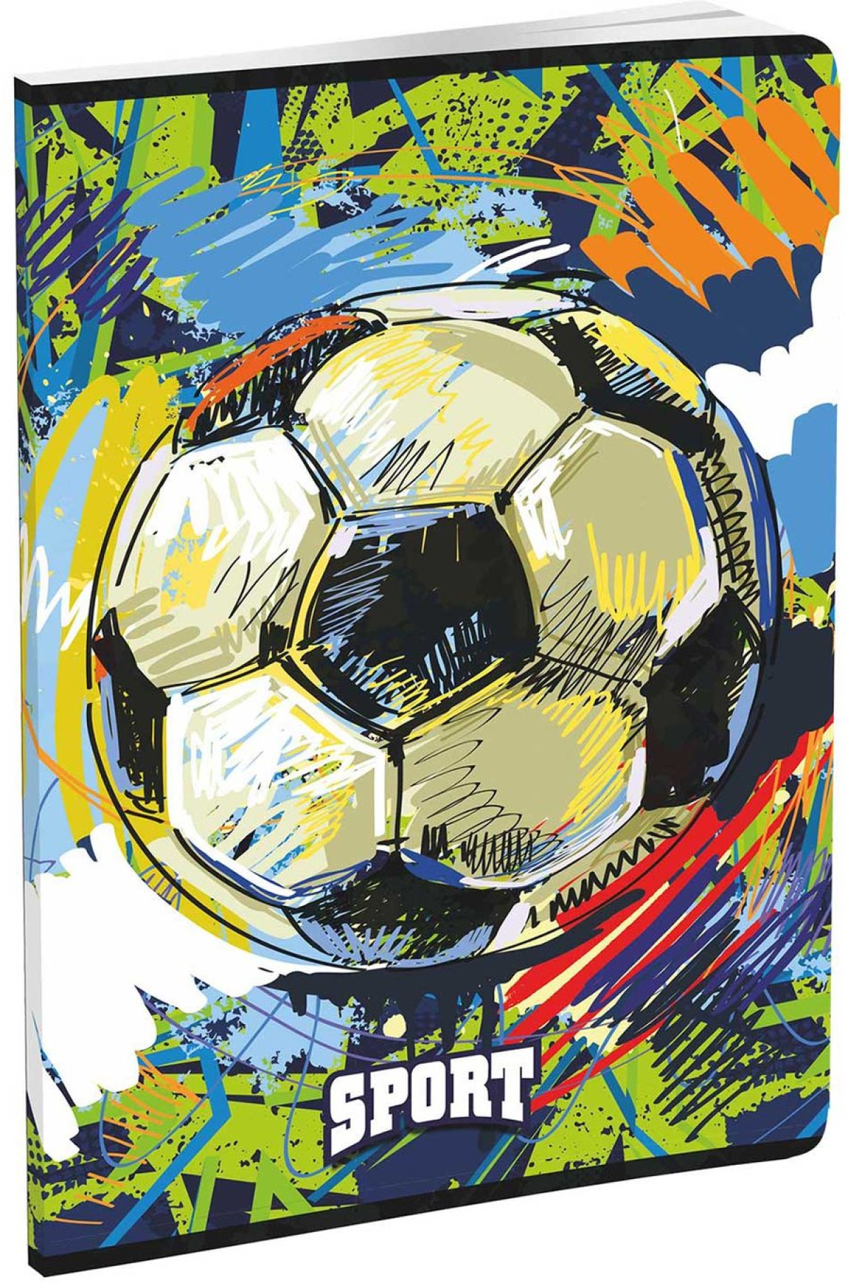 Тетрадка, A5, бели листове, офсетова хартия, 60 листа, дизайни за момчена ниска цена с бърза доставка - BestPC.BG