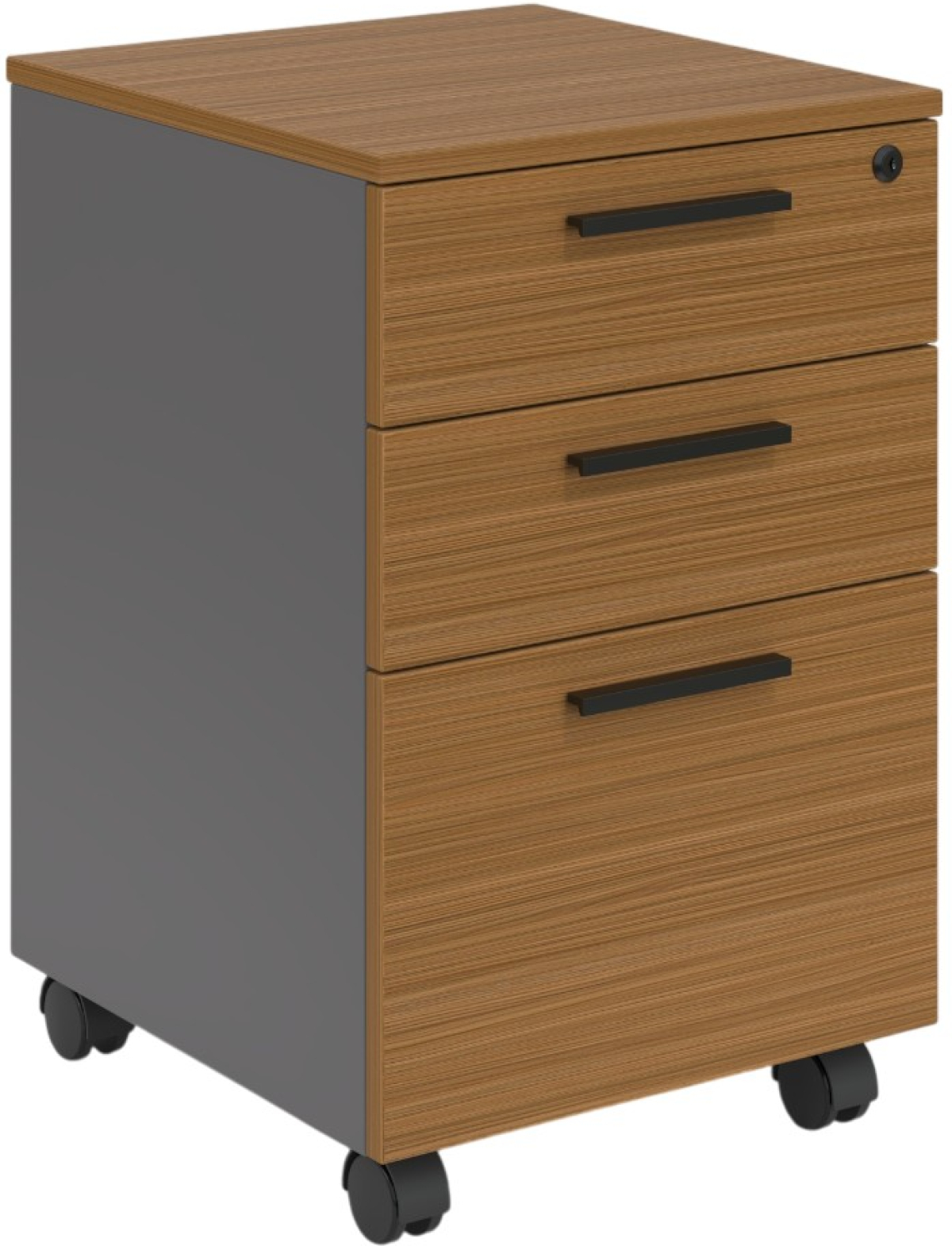 Контейнер за Бюро RFG Parma, 400 x 420 x 620 mm, ПДЧ, орех и перлен графитна ниска цена с бърза доставка - BestPC.BG