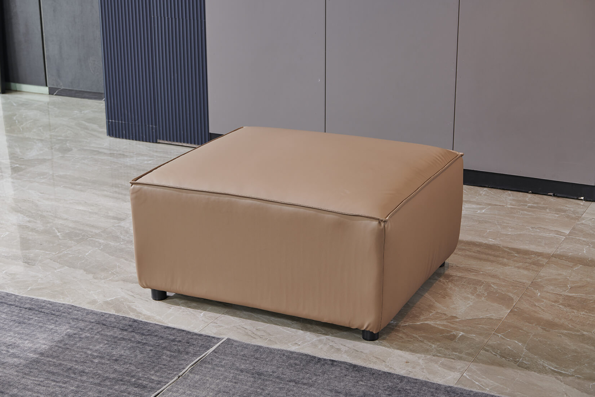 Табуретка RFG Kiano, квадратна, екокожа, 750 х 880 х 420 mm, кафявана ниска цена с бърза доставка - BestPC.BG