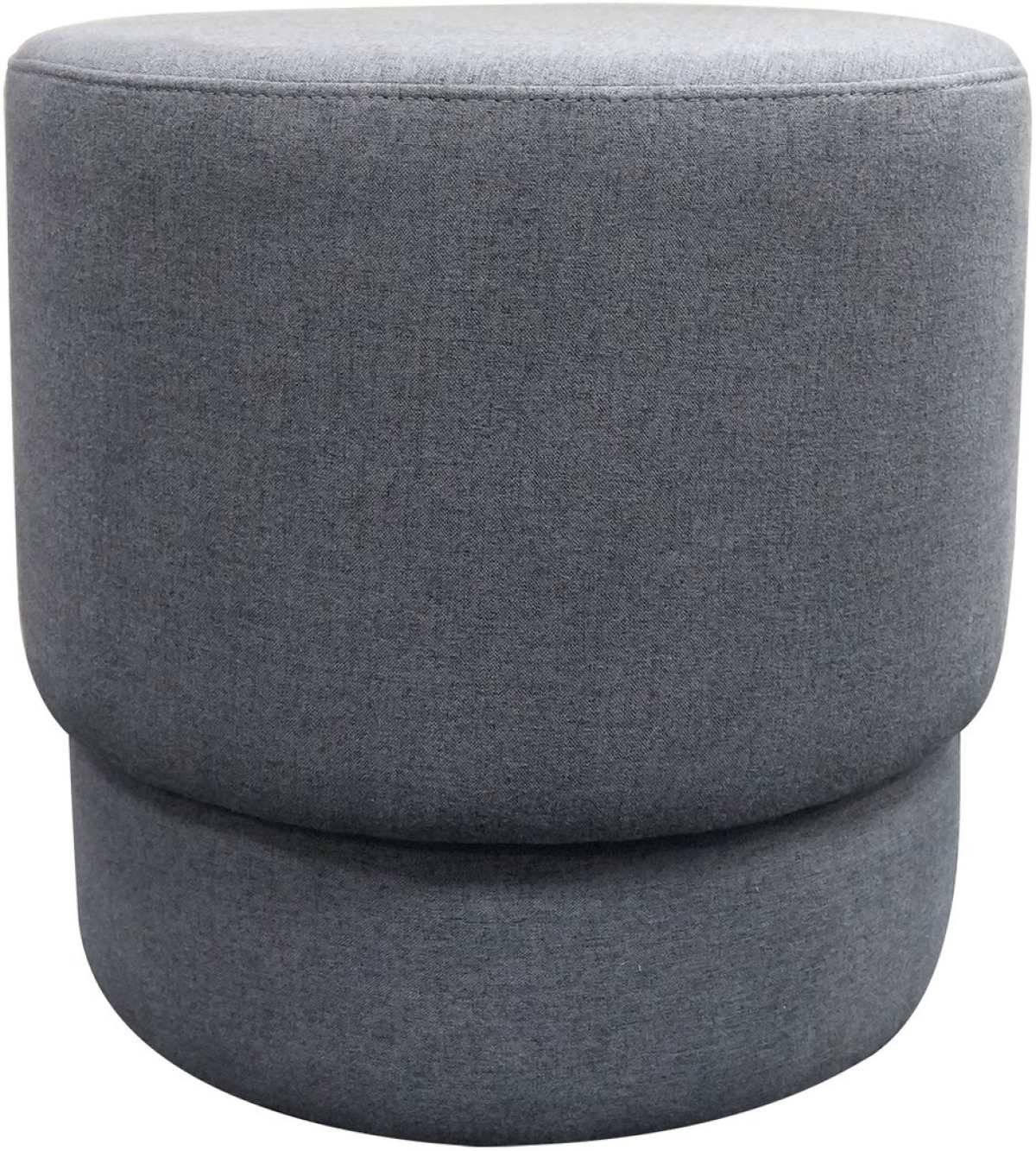 Табуретка RFG Zara, кръгла, дамаска, 450 х 450 х 450 mm, сивана ниска цена с бърза доставка - BestPC.BG